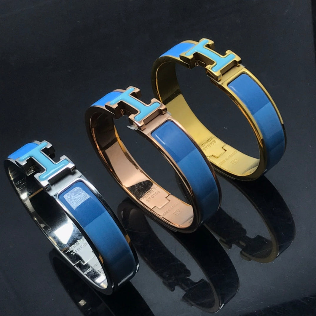 [Amore Jewels]H BRACELET BLUE RAINBOW CERAMIC