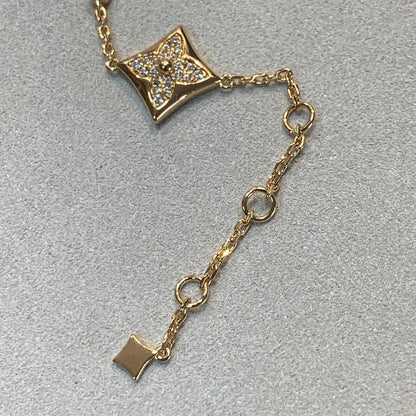 [Amore Jewels]STAR AND SUN 4 MOTIFS GOLD DIAMONDS BRACELET