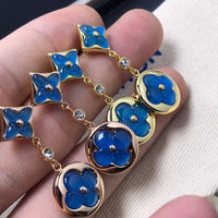 [Amore Jewels]STAR AND SUN AGATE DIAMOND EARRINGS