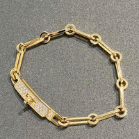 [Amore Jewels]CHAINE BRACELET SMALL MODEL DIAMOND