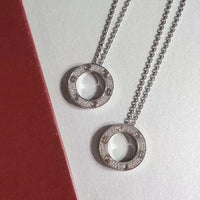 [Amore Jewels]LOVE NECKLACE ADJUSTABLE SILVER