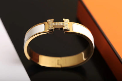 [Amore Jewels]H BRACELET GOLD DIAMOND