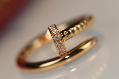 [Amore Jewels]JUSTE RING 2.65MM GOLD DIAMOND