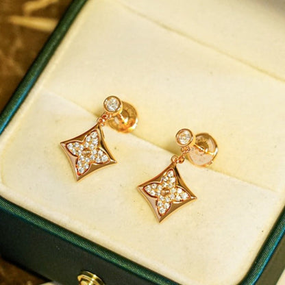 [Amore Jewels]STAR DIAMONDS EARRINGS GOLD