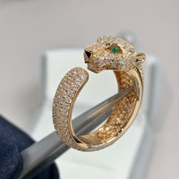 [Amore Jewels]PANTHERE PINK GOLD DIAMOND RING
