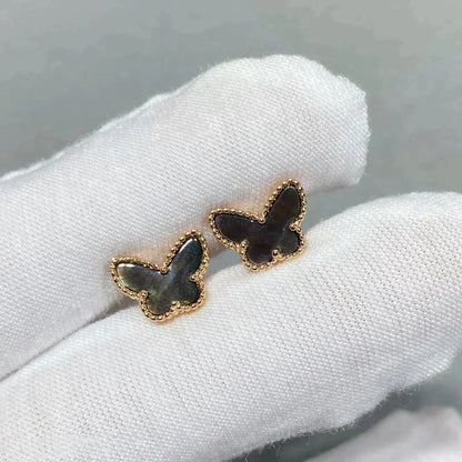 [Amore Jewels]BUTTERFLY DARK MOP  EARRINGS
