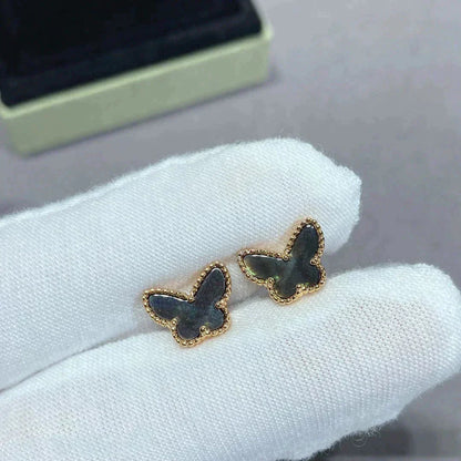 [Amore Jewels]BUTTERFLY DARK MOP  EARRINGS