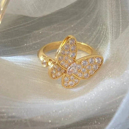 [Amore Jewels]BUTTERFLY DIAMOND RING