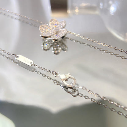 [Amore Jewels]FLOWER DIAMOND NECKLACE