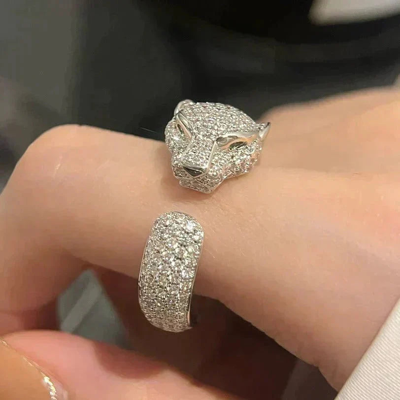 [Amore Jewels]PANTHERE 5.5MM ALL DIAMOND RING