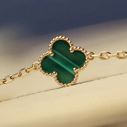 [Amore Jewels]CLOVER 20 MOTIFS MALACHITE GOLD
