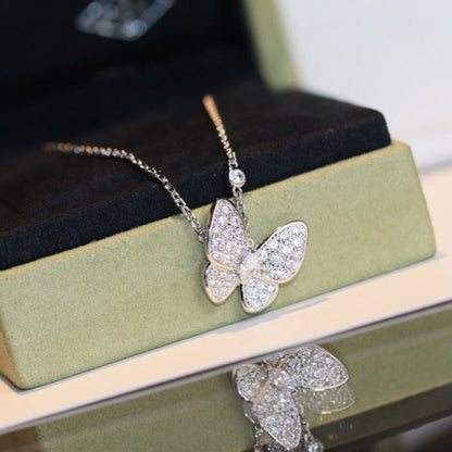[Amore Jewels]BUTTERFLY DIAMOND NECKLACE