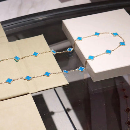 [Amore Jewels]CLOVER 20 MOTIFS TURQUOISE GOLD