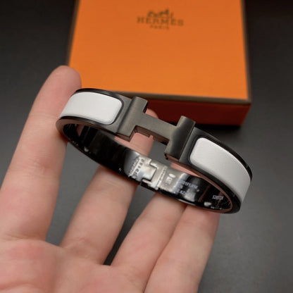 [Amore Jewels]H BRACELET 12MM BLACK WHITE CERAMIC