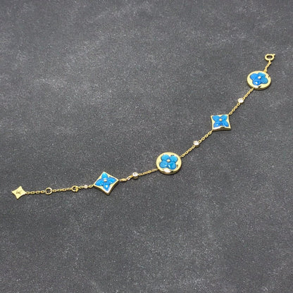[Amore Jewels]STAR AND SUN TURQUOISE 4 MOTIFS 3 DIAMONDS