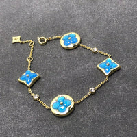 [Amore Jewels]STAR AND SUN TURQUOISE 4 MOTIFS 3 DIAMONDS