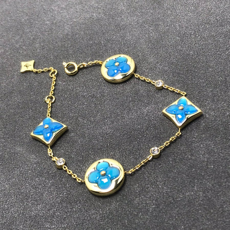 [Amore Jewels]STAR AND SUN TURQUOISE 4 MOTIFS 3 DIAMONDS