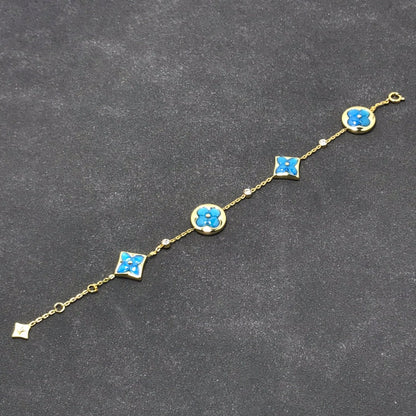 [Amore Jewels]STAR AND SUN TURQUOISE 4 MOTIFS 3 DIAMONDS