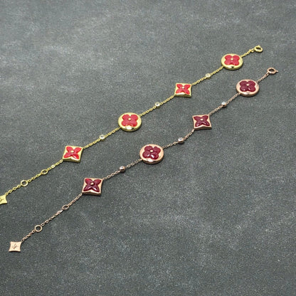 [Amore Jewels]STAR AND SUN CARNELIAN 4 MOTIFS 3 DIAMONDS