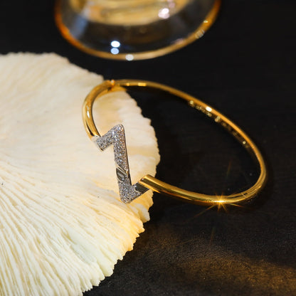 [Amore Jewels]VOLTE UPSITE DOWN GOLD DIAMOND BRACELET