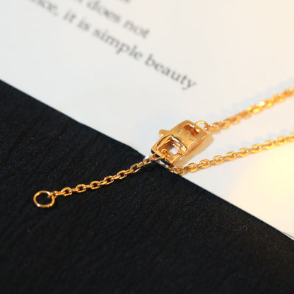 [Amore Jewels]STAR AND SUN DIAMOND PINK GOLD NECKLACE