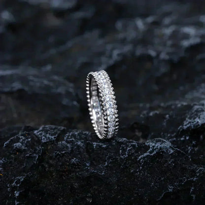 [Amore Jewels]PERLEE DIAMOND SILVER RING