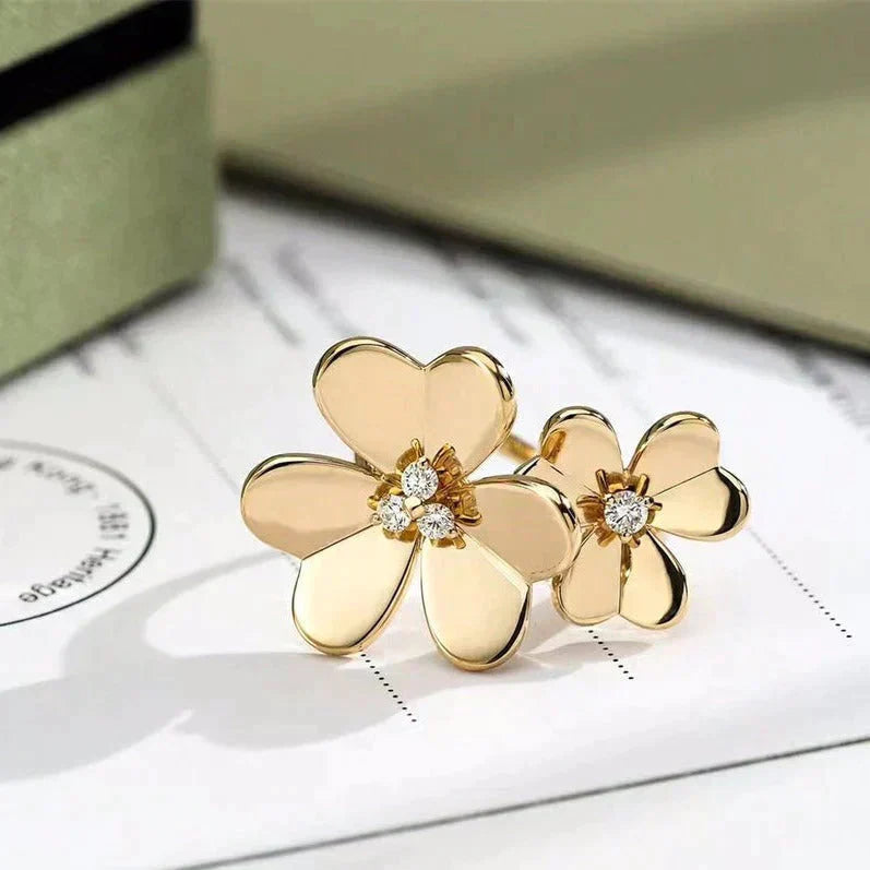 [Amore Jewels]CLOVER COMOS GOLD DIAMOND RING
