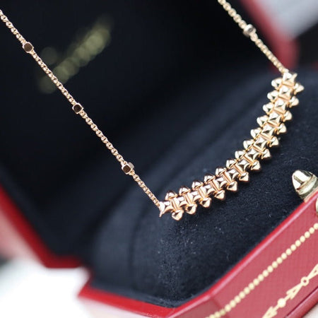 [Amore Jewels]CLASH PINK GOLD NECKLACE