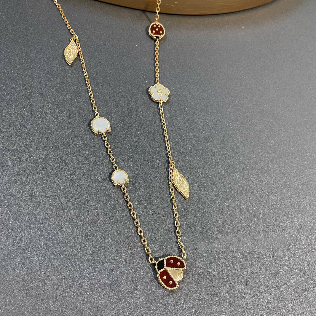 [Amore Jewels]LUCKY SPRING 15 MOTIFS GOLD NECKLACE