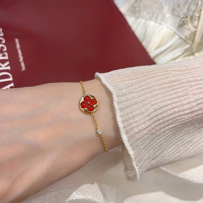 [Amore Jewels]SUN PEDANT CARNELIAN BRACELET