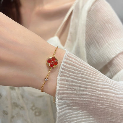 [Amore Jewels]SUN PEDANT CARNELIAN BRACELET