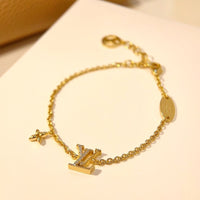 [Amore Jewels]LOGO STAR MOTIF GOLD BRACELET