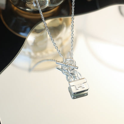 [Amore Jewels]POP H PEDANT SILVER NECKLACE