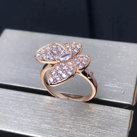 [Amore Jewels]BUTTERFLY PINK GOLD DIAMOND RING