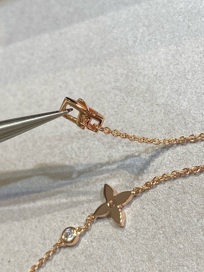 [Amore Jewels]STAR DIAMOND PINK GOLD BRACELET