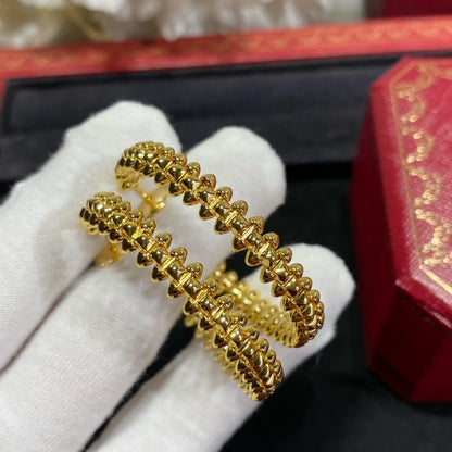 [Amore Jewels]CLASH LARGE HOOP EARRINGS
