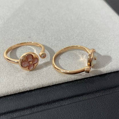[Amore Jewels]SUN 1 DIAMOND PINK MOP RING