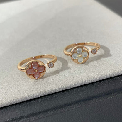 [Amore Jewels]SUN 1 DIAMOND PINK MOP RING