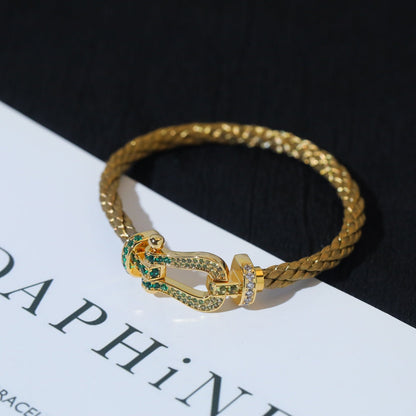 [Amore Jewels]FORCE 10 GOLD GREEN DIAMOND PAVED