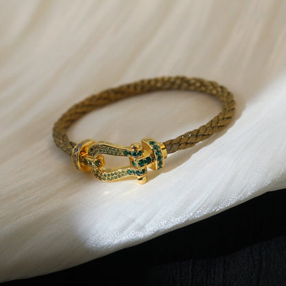 [Amore Jewels]FORCE 10 GOLD GREEN DIAMOND PAVED