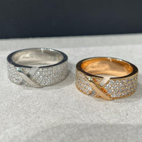 [Amore Jewels]LIENS EVIDENCE  DIAMOND PAVED RING