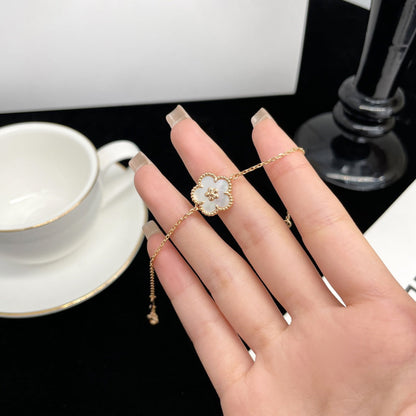 [Amore Jewels]LUCKY SPRING ROSE GOLD MOP BRACELET