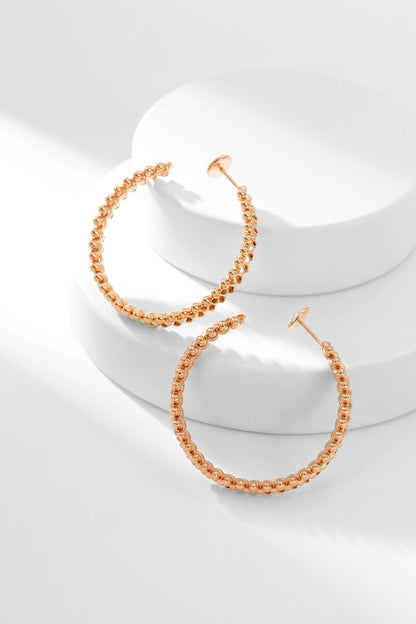 [Amore Jewels]CLASH HOOP EARRINGS
