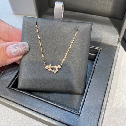 [Amore Jewels]FORCE 10 DIAMOND PINK GOLD NECKLACE MINI MODEL
