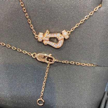 [Amore Jewels]FORCE 10 DIAMOND PINK GOLD NECKLACE MINI MODEL