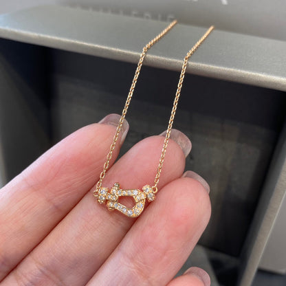 [Amore Jewels]FORCE 10 DIAMOND PINK GOLD NECKLACE MINI MODEL