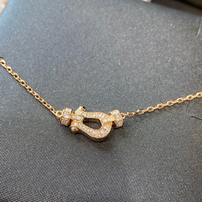 [Amore Jewels]FORCE 10 DIAMOND PINK GOLD NECKLACE MINI MODEL