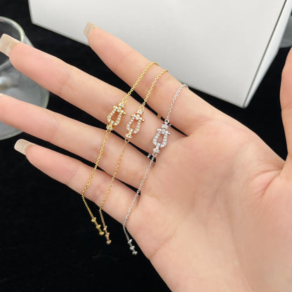 [Amore Jewels]FORCE 10 FULL DIAMOND BUCKLE CHAIN LINK MINI MODEL
