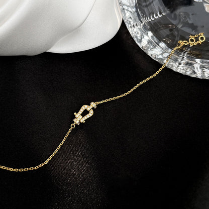 [Amore Jewels]FORCE 10 FULL DIAMOND BUCKLE CHAIN LINK MINI MODEL