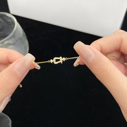 [Amore Jewels]FORCE 10 FULL DIAMOND BUCKLE CHAIN LINK MINI MODEL